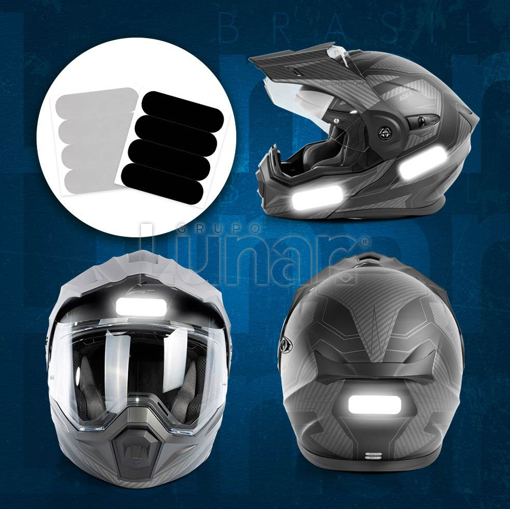 Adesivo Refletivo Para Capacete