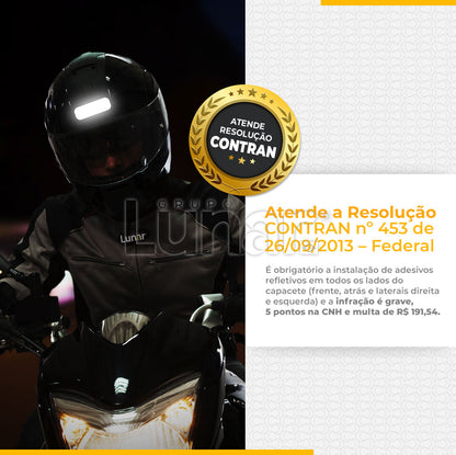 Adesivo Refletivo Para Capacete
