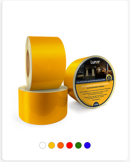 Fita Vinil Adesivo Refletivo Esfera de Vidro - 10 cm de Largura