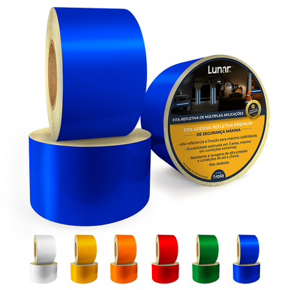 Fita Vinil Adesivo Refletivo Esfera de Vidro - 10 cm de Largura