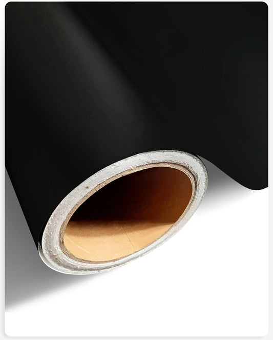 Película Adesiva Refletiva Preta - 0.62 m de Largura