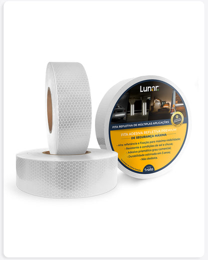 Fita Adesiva Refletiva Colmeia - 05 cm de Largura