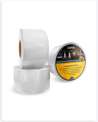 Fita Adesiva Refletiva Colmeia - 10 cm de Largura