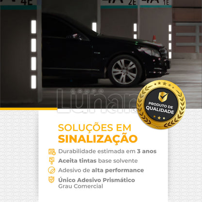 Fita Adesiva Refletiva Colmeia - 10 cm de Largura