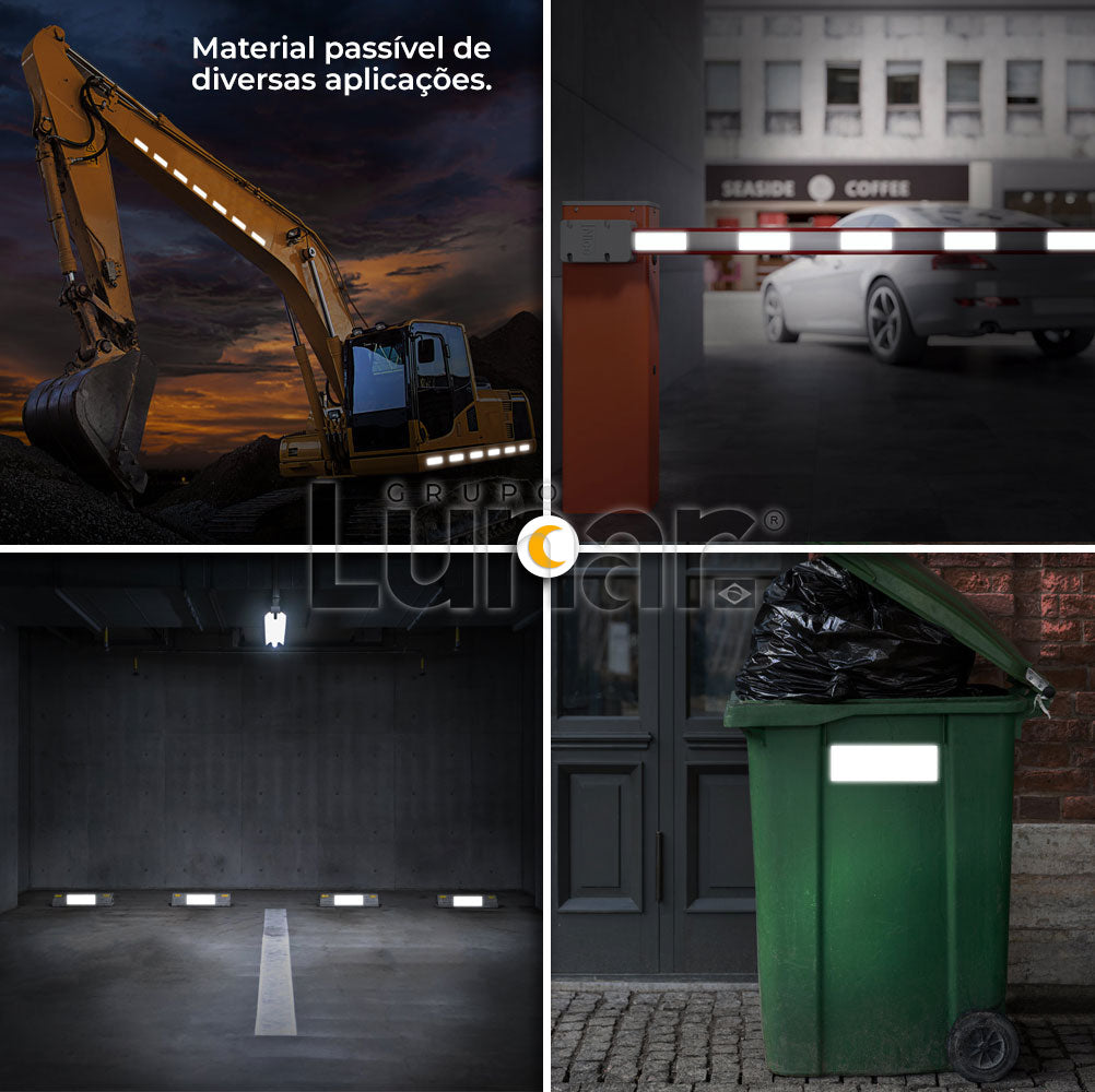 Fita Adesiva Refletiva Colmeia - 10 cm de Largura