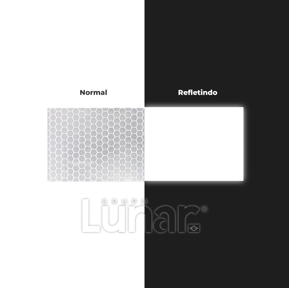 Fita Adesiva Refletiva Colmeia - 10 cm de Largura