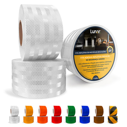 Fita Adesiva Refletiva Prismática Normativa - 10 cm de Largura