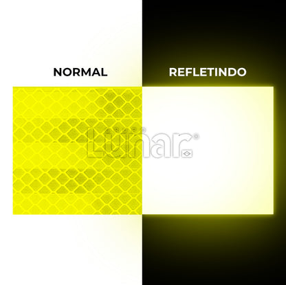 Fita Adesiva Refletiva Prismática Normativa Alta Intensidade - 05 cm de Largura