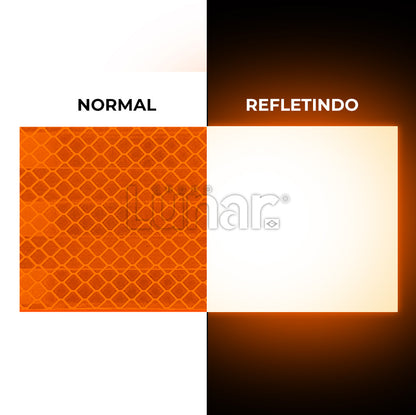 Fita Adesiva Refletiva Prismática Normativa Alta Intensidade - 05 cm de Largura