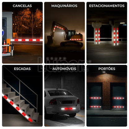 Faixa Adesiva Refletiva Lateral  - 5 cm x 30 cm