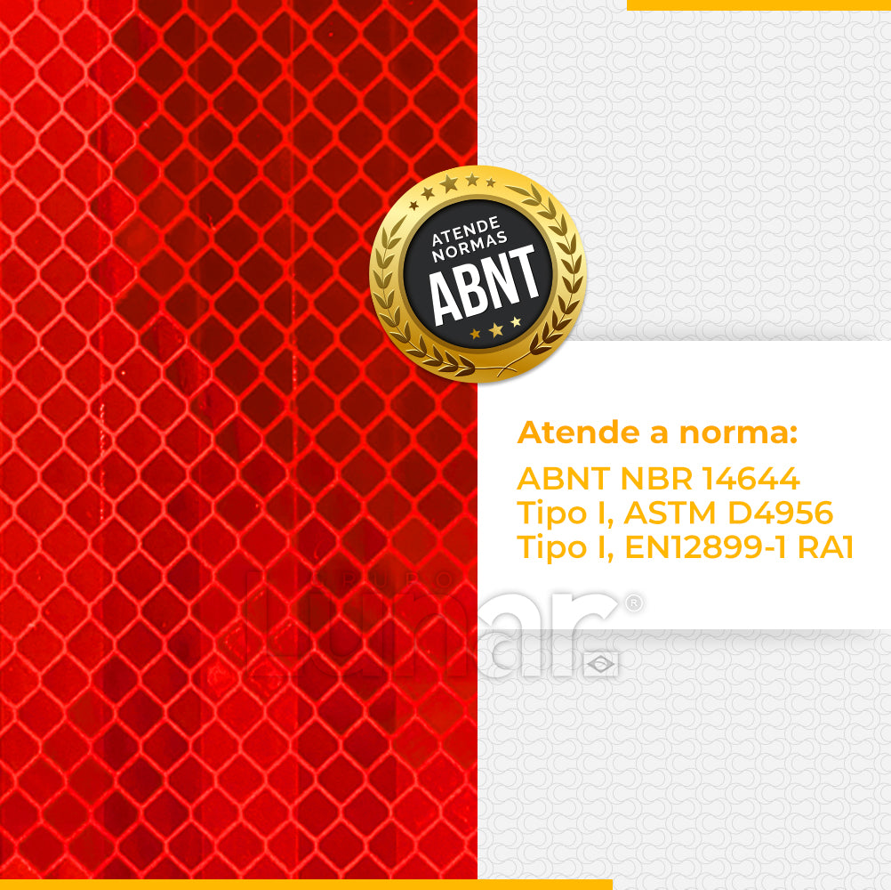 Fita Adesiva Refletiva Prismática Normativa - 05 cm de Largura