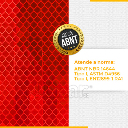 Fita Adesiva Refletiva Prismática Normativa - 05 cm de Largura