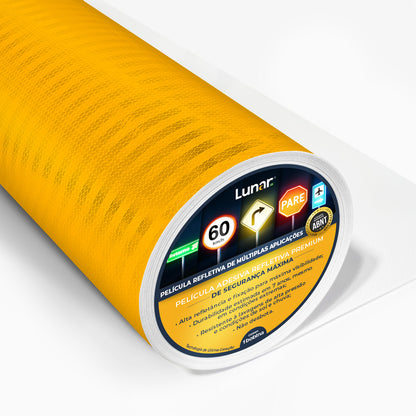 Película Adesiva Refletiva Prismática Normativa - 0.62 m de Largura