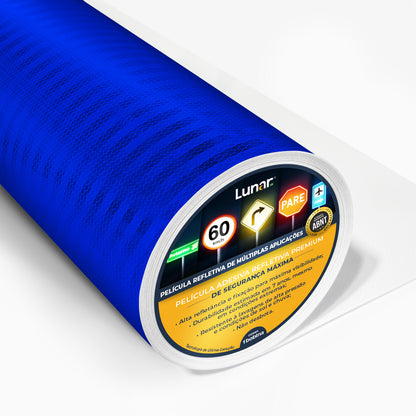 Película Adesiva Refletiva Prismática Normativa - 0.62 m de Largura