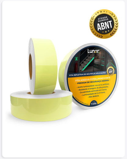 Fita Adesiva Fotoluminescente - 05 cm de Largura