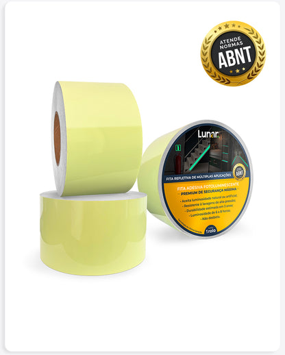 Película Adesiva Fotoluminescente - 10 cm de Largura