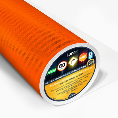 Película Adesiva Refletiva Prismática Normativa - 0.62 m de Largura