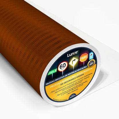 Película Adesiva Refletiva Prismática Normativa - 1.24 m de Largura