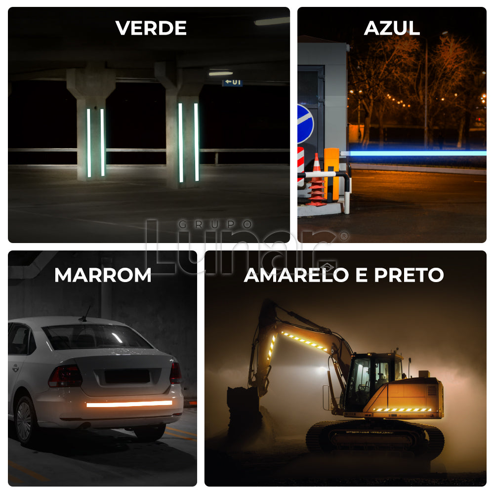 Fita Vinil Adesivo Refletivo Esfera de Vidro - 10 cm de Largura