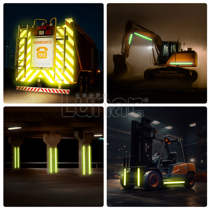 Fita Adesiva Refletiva Prismática Normativa Alta Intensidade - 05 cm de Largura