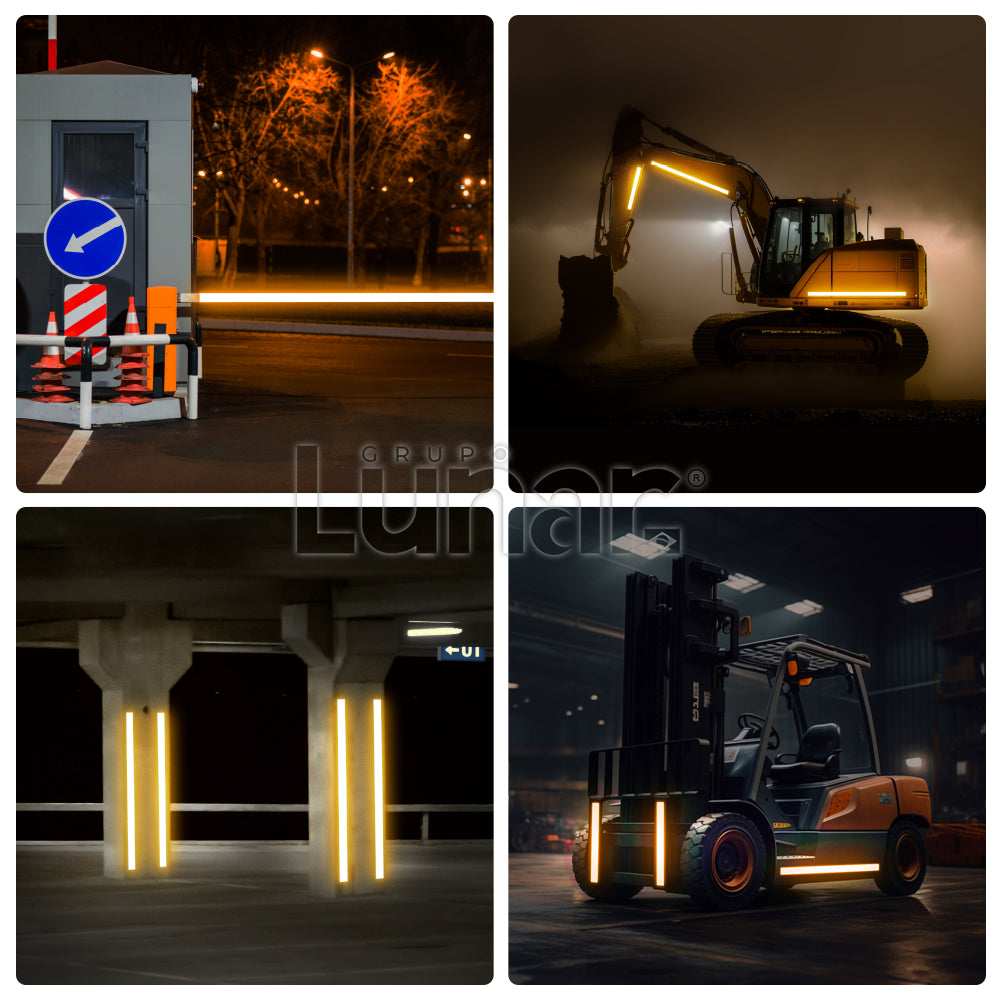 Fita Adesiva Refletiva Prismática Normativa Alta Intensidade - 05 cm de Largura