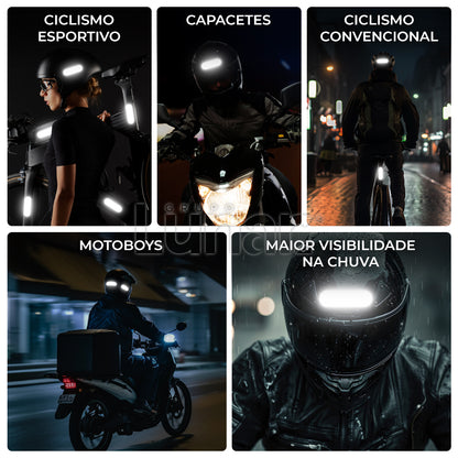 Adesivo Refletivo Para Capacete