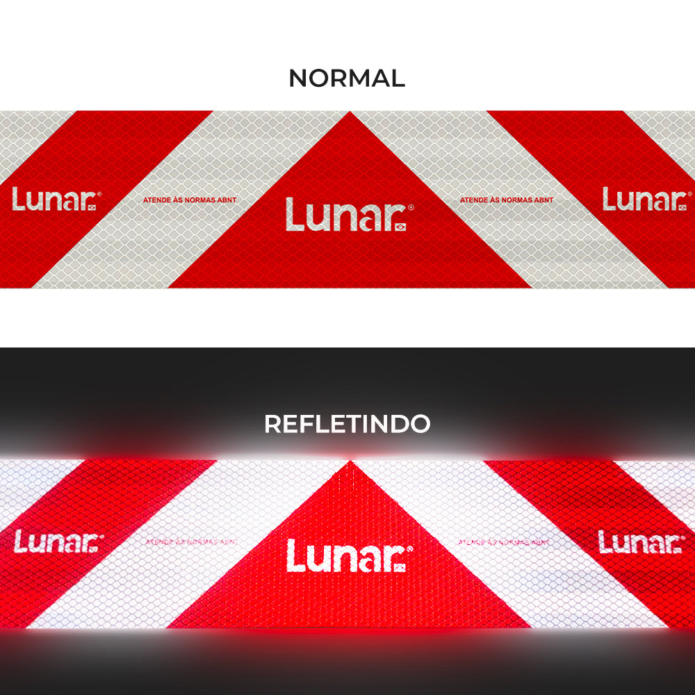 Faixa Adesiva Refletiva Para-choque  - 10 cm x 2.40 m
