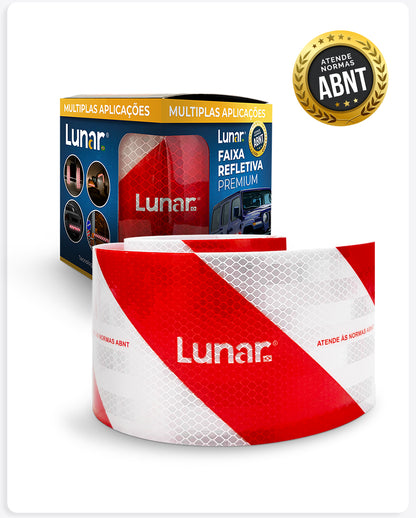 Faixa Adesiva Refletiva Para-choque  - 10 cm x 2.40 m