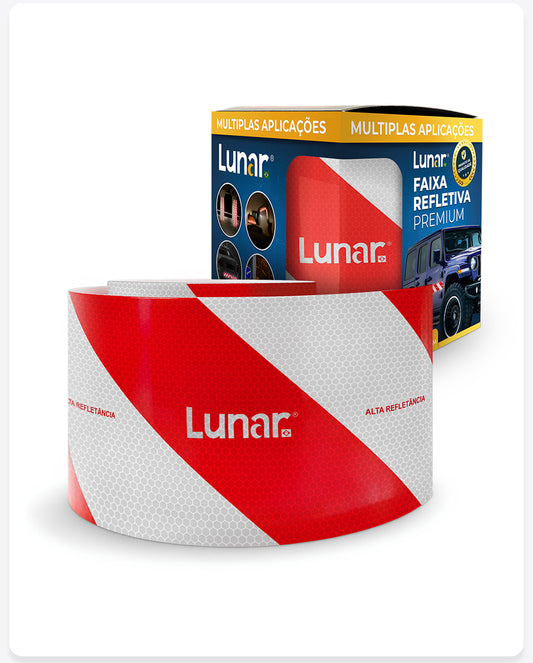 Faixa Adesiva Refletiva Para-choque  - 10 cm x 2.40 m