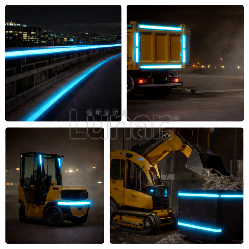 Fita Adesiva Refletiva Prismática Normativa Premium - 10 cm de Largura