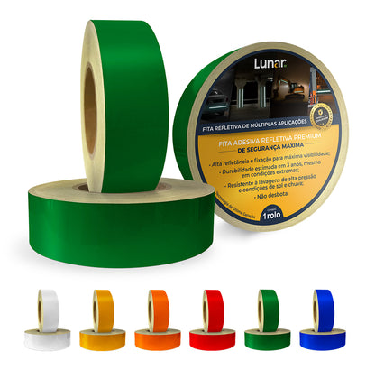 Fita Vinil Adesivo Refletivo Esfera de Vidro - 05 cm de Largura