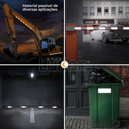 Fita Adesiva Refletiva Preta - 05 cm de Largura